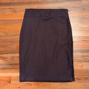 Express Pencil Skirt with Side Zipper
